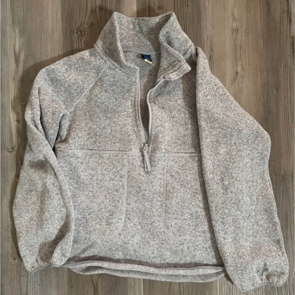 Old Navy Kids Gray Fleece Jacket